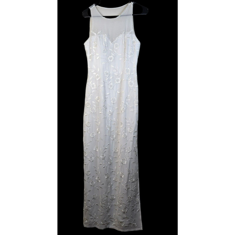 Marabella Wedding Dress Size 8 Lace Maxi Long Sleeveless Boho Bridal Beach Gown